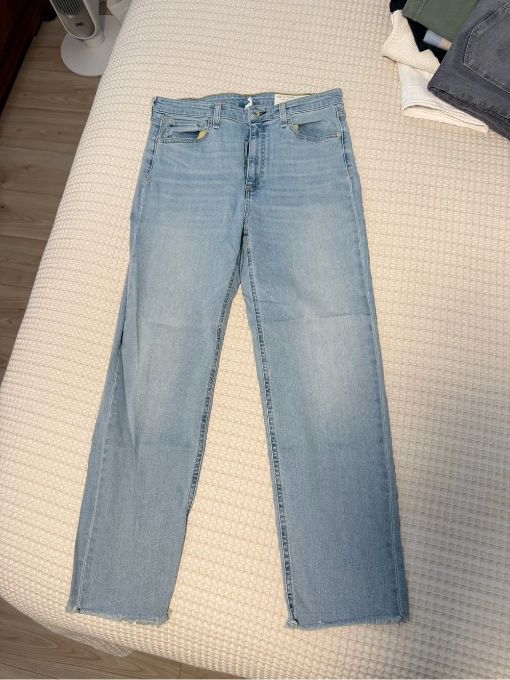 Rag & Bone Jeans Women's - Light Blue Nina High Rise Ankle - Picture 2 of 7